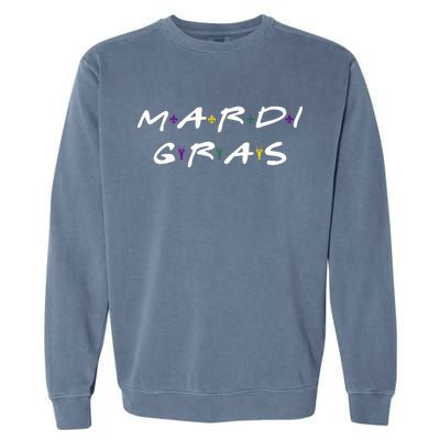 Mardi Gras Friends Garment-Dyed Sweatshirt