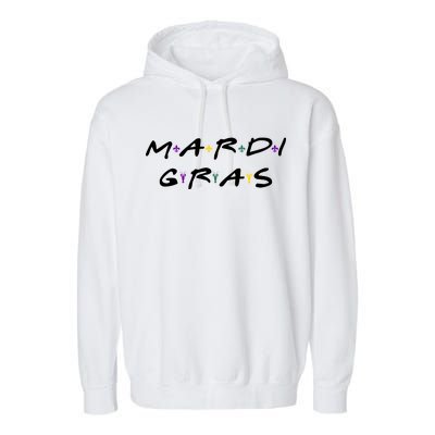 Mardi Gras Friends Garment-Dyed Fleece Hoodie