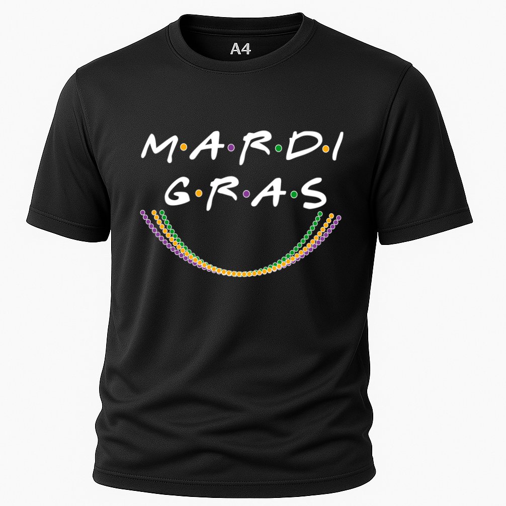 Mardi Gras Friends Meme Cooling Performance Crew T-Shirt