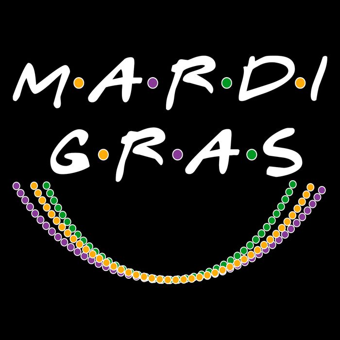 Mardi Gras Friends Meme Cooling Performance Crew T-Shirt