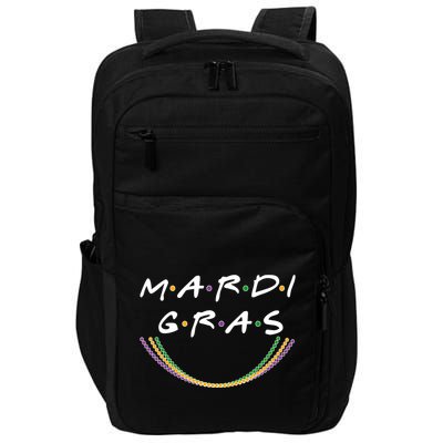 Mardi Gras Friends Meme Impact Tech Backpack