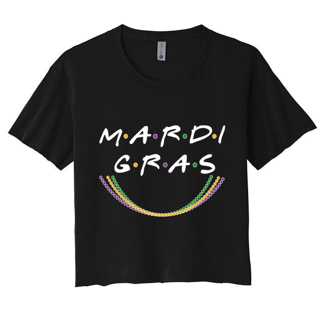 Mardi Gras Friends Meme Crop Top