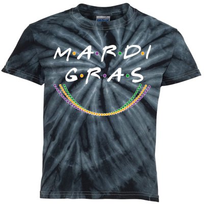 Mardi Gras Friends Meme Kids Tie-Dye T-Shirt