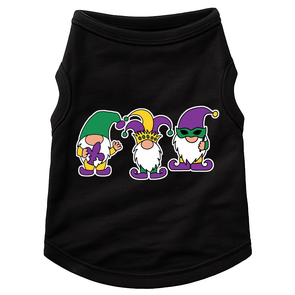 Mardi Gras Gnomes Party Doggie Tank
