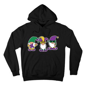 Mardi Gras Gnomes Party Hoodie