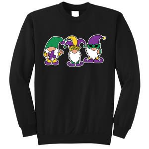 Mardi Gras Gnomes Party Sweatshirt