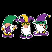Mardi Gras Gnomes Party Tall T-Shirt