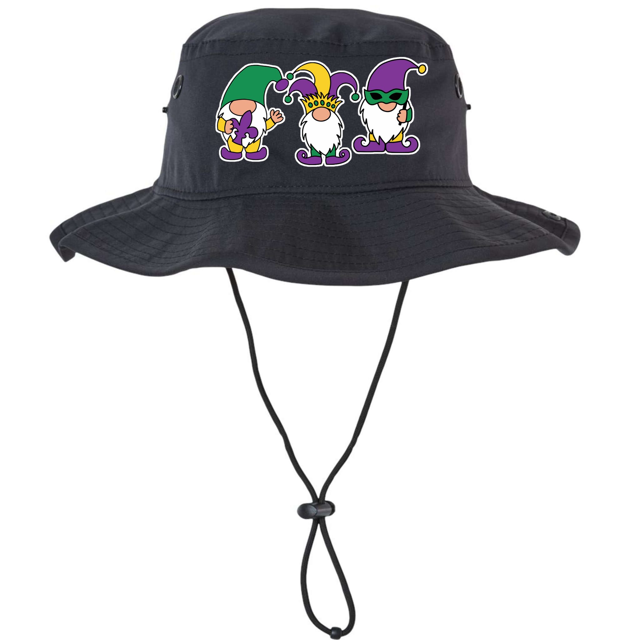 Mardi Gras Gnomes Party Bucket Hat
