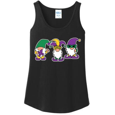 Mardi Gras Gnomes Party Ladies Essential Tank