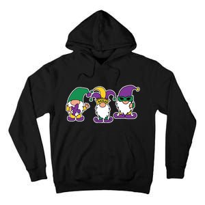 Mardi Gras Gnomes Party Tall Hoodie