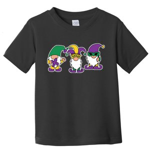 Mardi Gras Gnomes Party Toddler T-Shirt