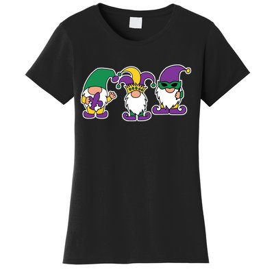 Mardi Gras Gnomes Party Women's T-Shirt