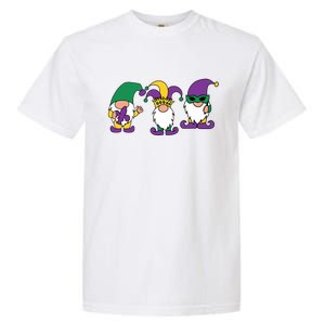 Mardi Gras Gnomes Party Garment-Dyed Heavyweight T-Shirt