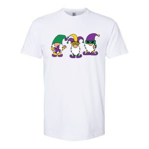 Mardi Gras Gnomes Party Softstyle CVC T-Shirt