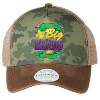 Mardi Gras I like big beads and i cannot lie Legacy Tie Dye Trucker Hat
