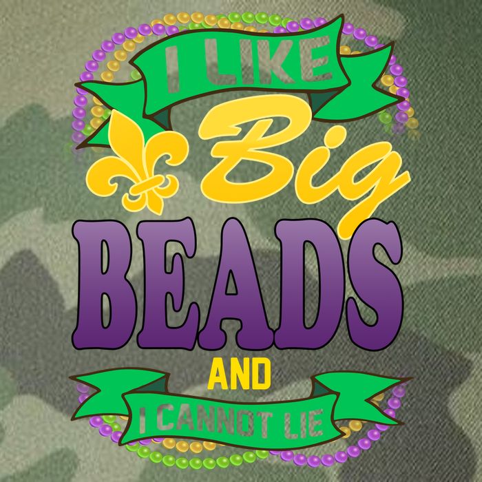 Mardi Gras I like big beads and i cannot lie Legacy Tie Dye Trucker Hat