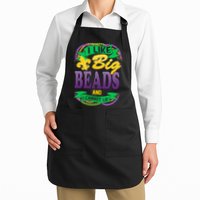 Mardi Gras I like big beads and i cannot lie Apron