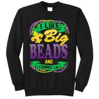 Mardi Gras I like big beads and i cannot lie Sweatshirt