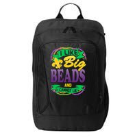 Mardi Gras I like big beads and i cannot lie City Backpack