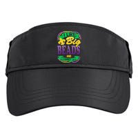 Mardi Gras I like big beads and i cannot lie Adult Drive Performance Visor