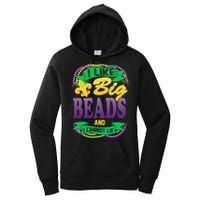 Mardi Gras I like big beads and i cannot lie Women's Pullover Hoodie