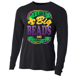 Mardi Gras I like big beads and i cannot lie Cooling Performance Long Sleeve Crew