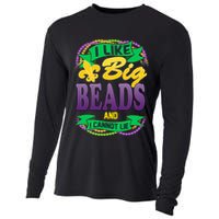 Mardi Gras I like big beads and i cannot lie Cooling Performance Long Sleeve Crew