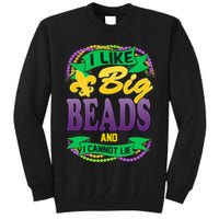 Mardi Gras I like big beads and i cannot lie Tall Sweatshirt