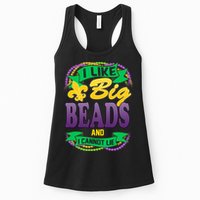 Mardi Gras I like big beads and i cannot lie Womens Tank Top