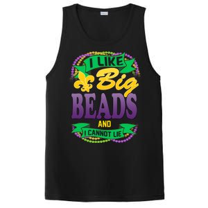 Mardi Gras I like big beads and i cannot lie PosiCharge Competitor Tank