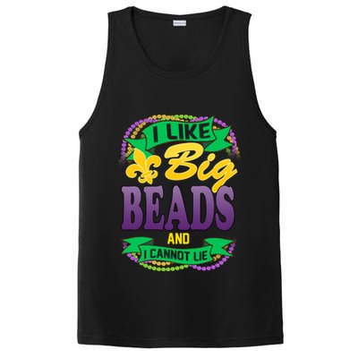 Mardi Gras I like big beads and i cannot lie PosiCharge Competitor Tank