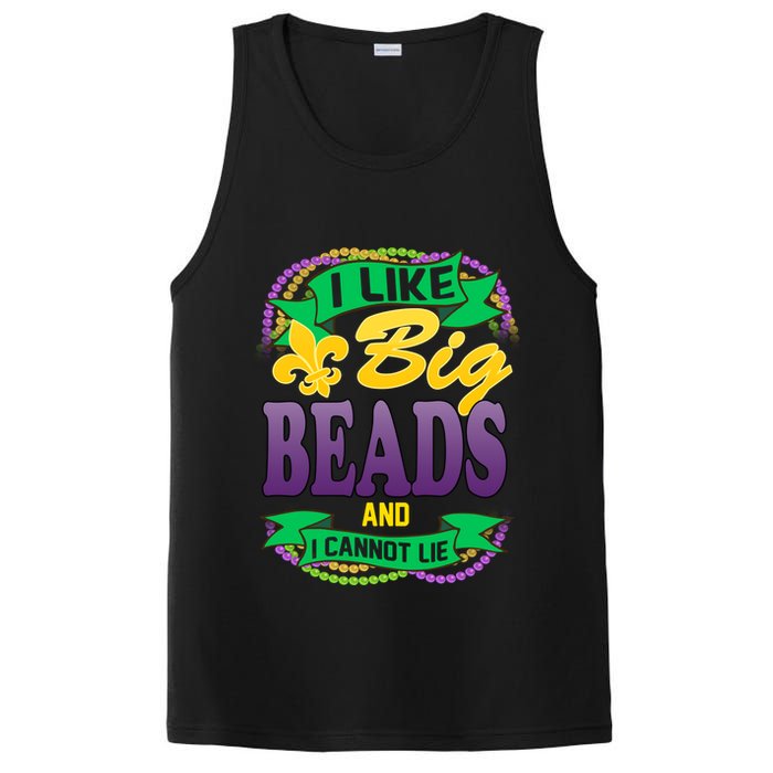 Mardi Gras I like big beads and i cannot lie PosiCharge Competitor Tank
