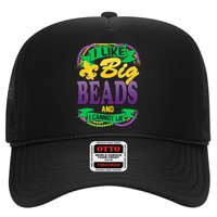 Mardi Gras I like big beads and i cannot lie Trucker Hat