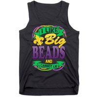 Mardi Gras I like big beads and i cannot lie Tank Top