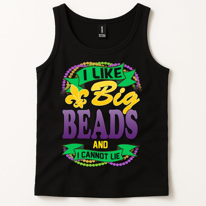 Mardi Gras I like big beads and i cannot lie Tank Top