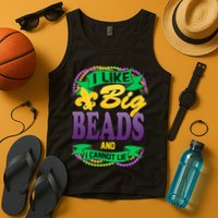Mardi Gras I like big beads and i cannot lie Tank Top