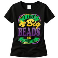 Mardi Gras I like big beads and i cannot lie Womens T-Shirt