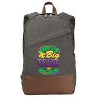 Mardi Gras I like big beads and i cannot lie Cotton Canvas Backpack