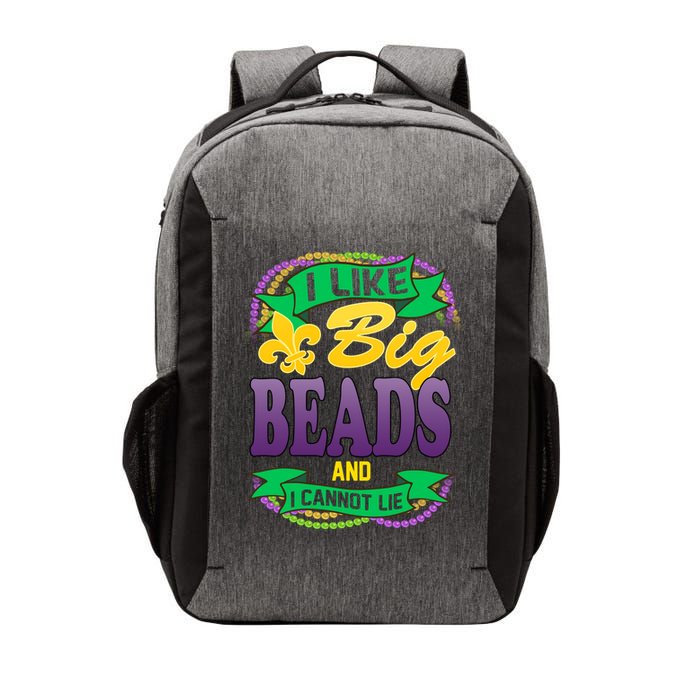 Mardi Gras I like big beads and i cannot lie Vector Backpack
