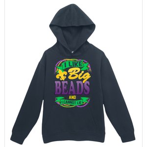 Mardi Gras I like big beads and i cannot lie Urban Pullover Hoodie