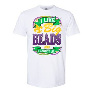 Mardi Gras I like big beads and i cannot lie Softstyle CVC T-Shirt