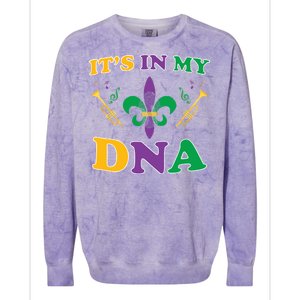 Mardi Gras It's My DNA Colorblast Crewneck Sweatshirt