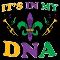 Mardi Gras It's My DNA Impact Tech Backpack
