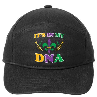Mardi Gras It's My DNA 7-Panel Snapback Hat
