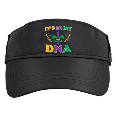 Mardi Gras It's My DNA Adult Drive Performance Visor