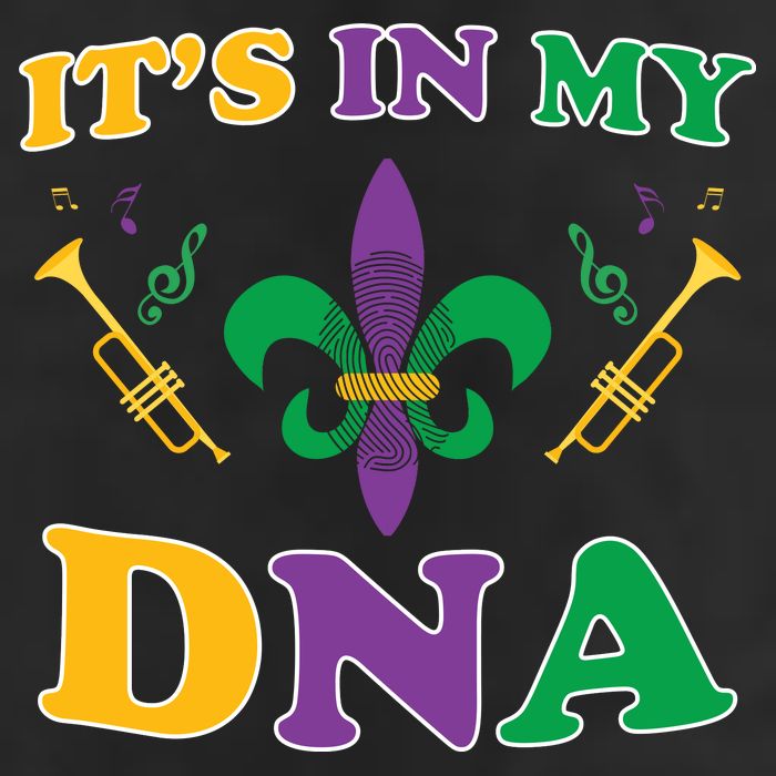 Mardi Gras It's My DNA Adult Drive Performance Visor