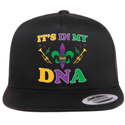 Mardi Gras It's My DNA Flatbill Hat