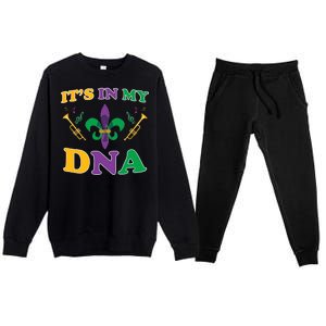 Mardi Gras It's My DNA Premium Crewneck Sweatsuit Set