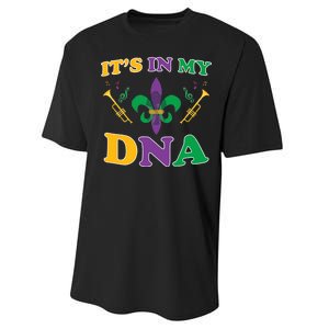 Mardi Gras It's My DNA Performance Sprint T-Shirt