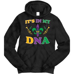 Mardi Gras It's My DNA Tie Dye Hoodie